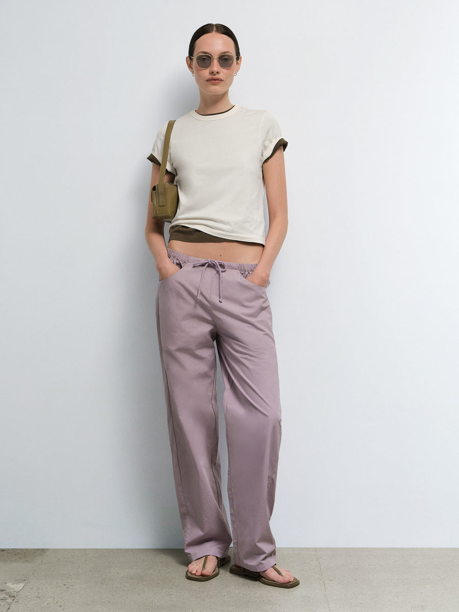 Organic Poplin Essential Pant