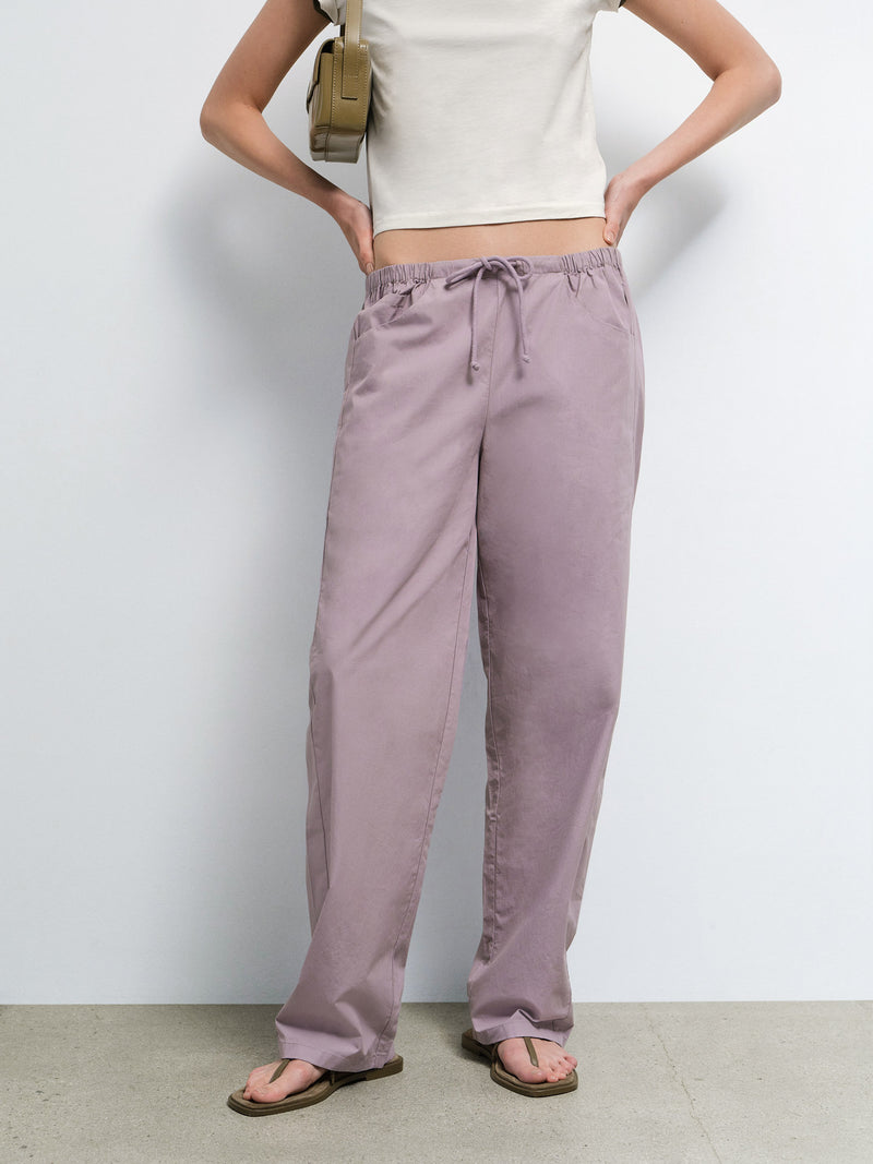 Organic Poplin Essential Pant