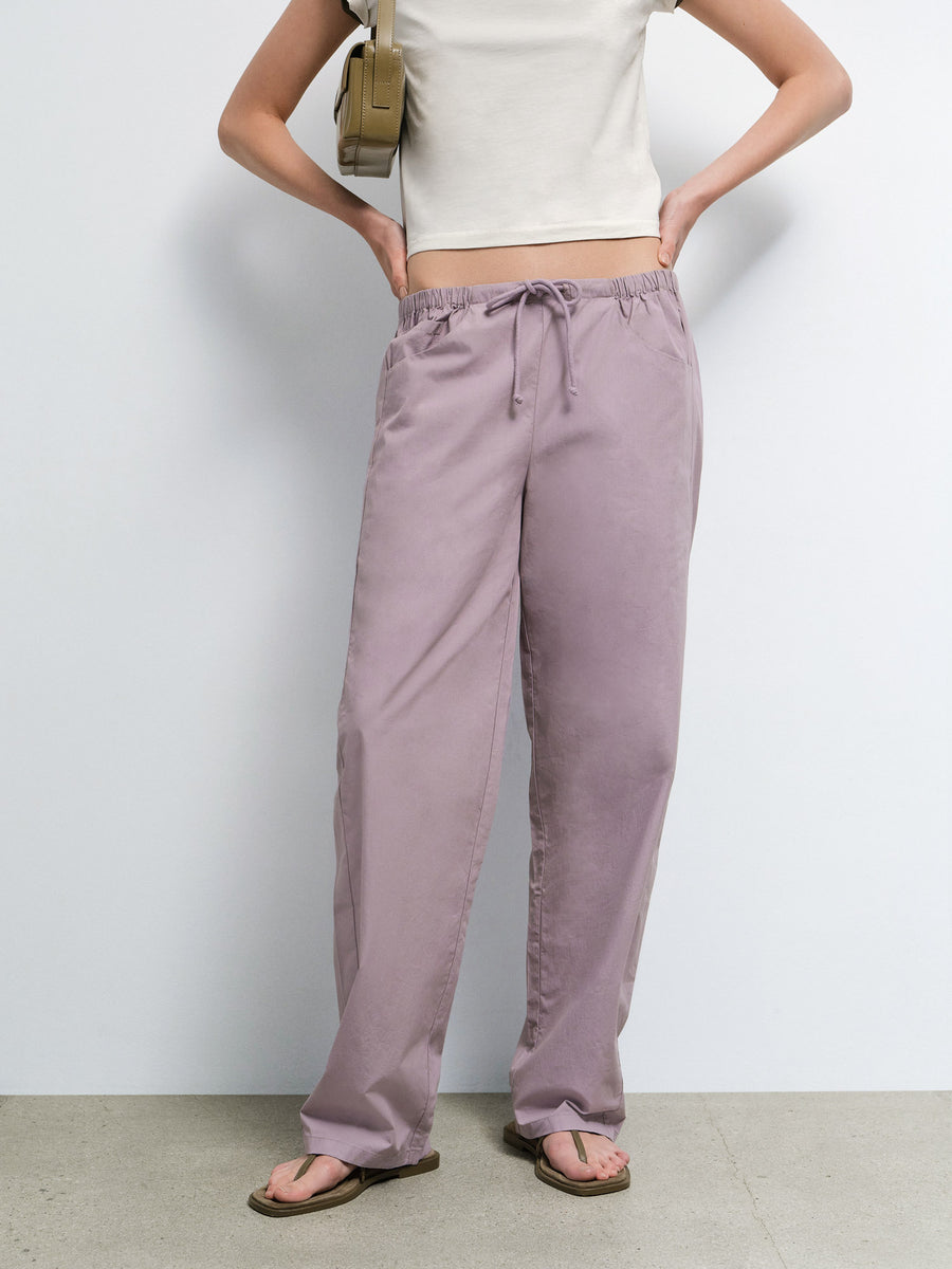 Organic Poplin Essential Pant
