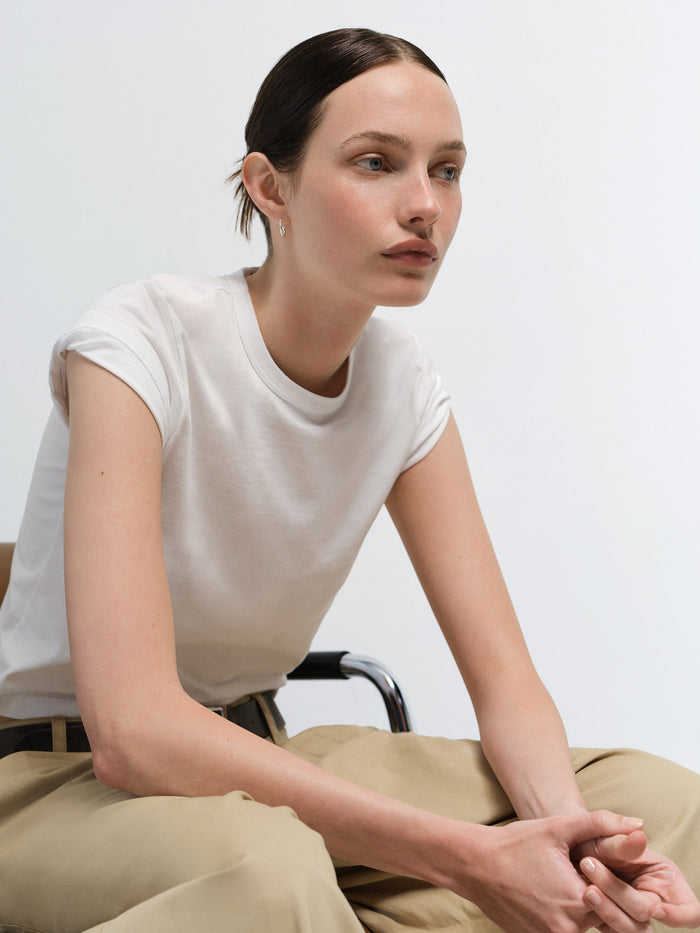 Organic Pima Shrunken Tee