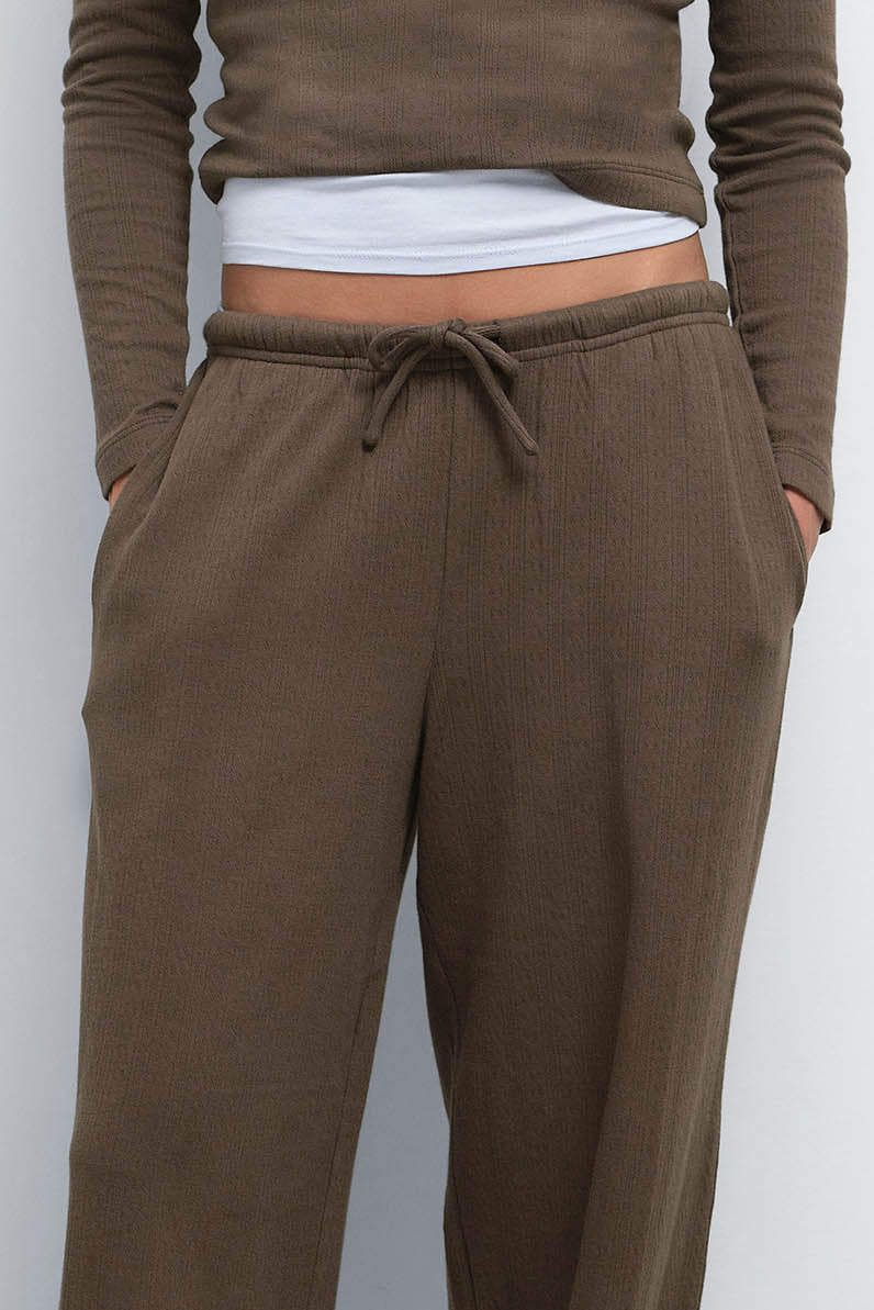 Organic Pointelle Pant