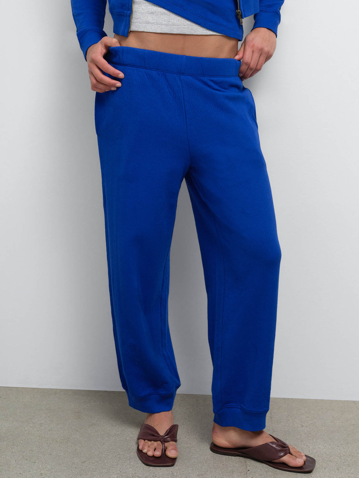 Organic Pointelle Jogger