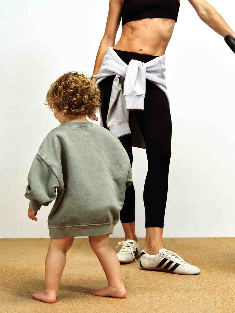 Organic Stretch Midi Legging with Pockets