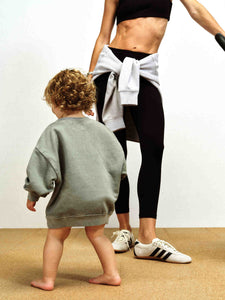 Organic Stretch Midi Legging with Pockets