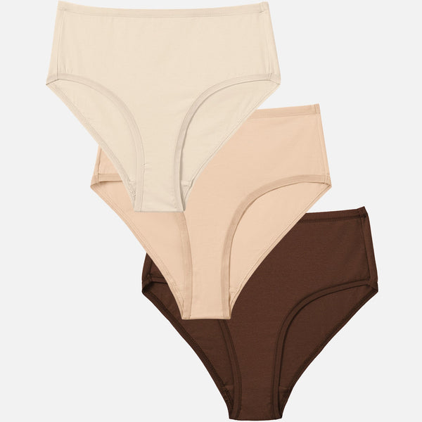 Organic Comfort High Waist Brief 3 Pack