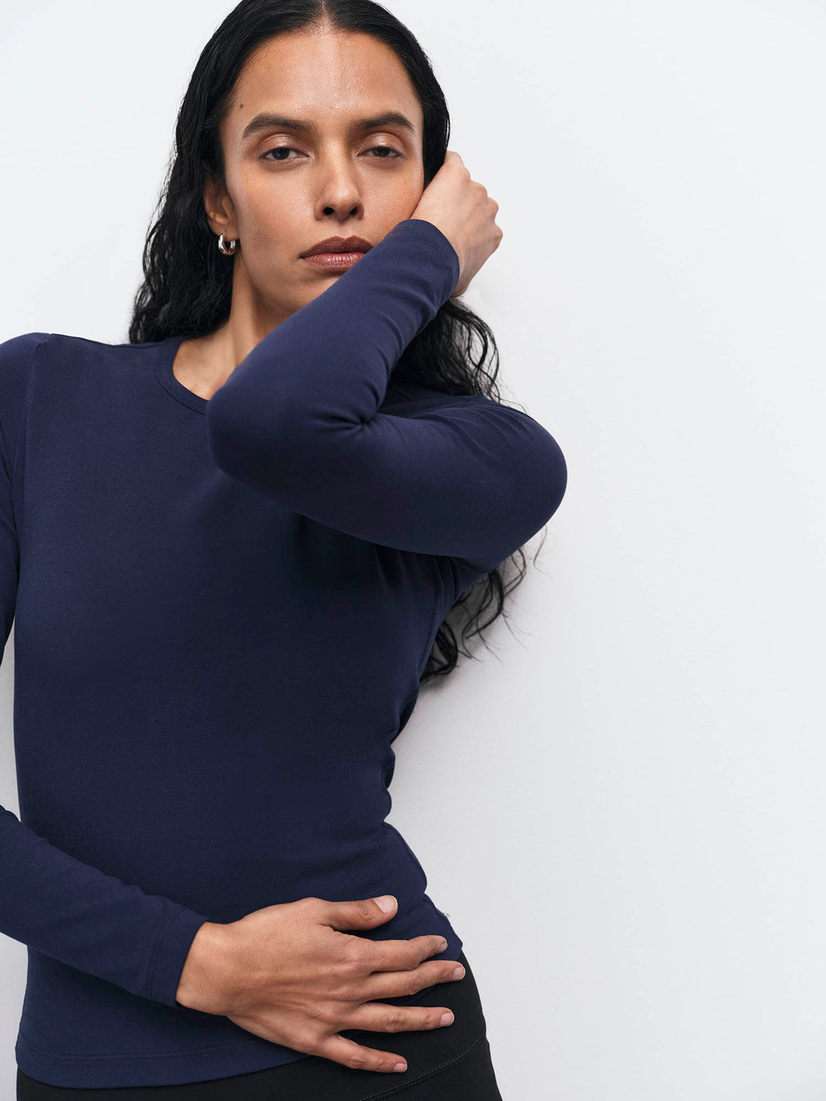 Organic Stretch Long Sleeve Top