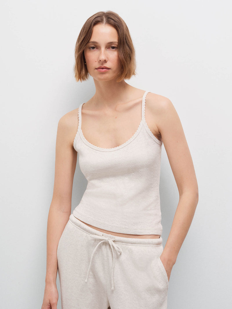 Organic Pointelle Pant