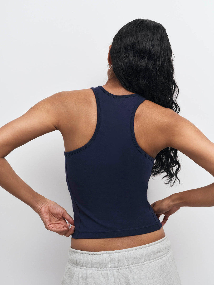 Organic Stretch High Neck Tank