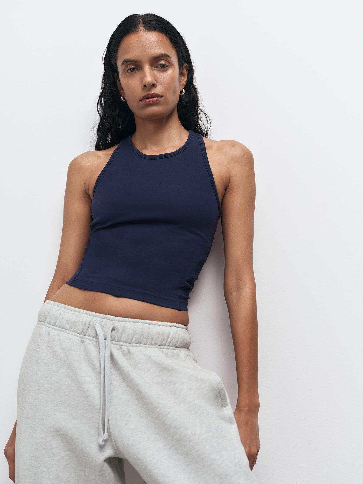Organic Stretch High Neck Tank