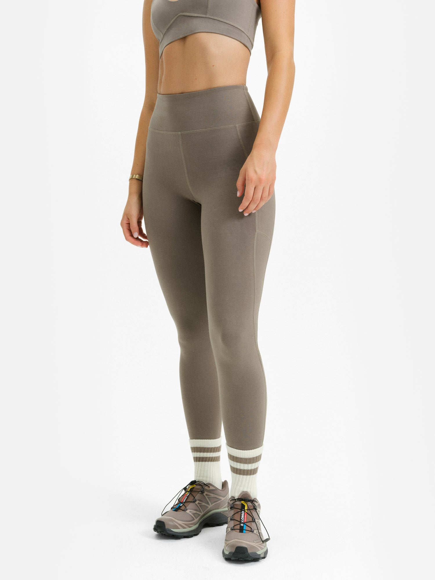 Organic Stretch Midi Legging with Pockets – MATE the Label