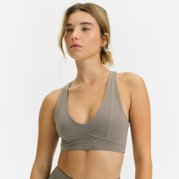 Organic Stretch V Neck Bra