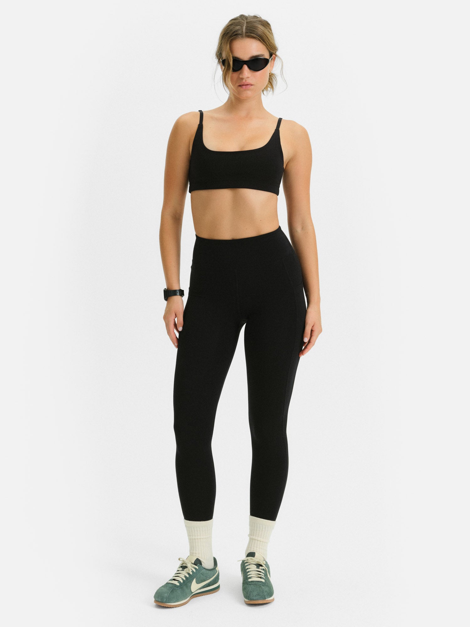 Organic Stretch Midi Legging with Pockets – MATE the Label