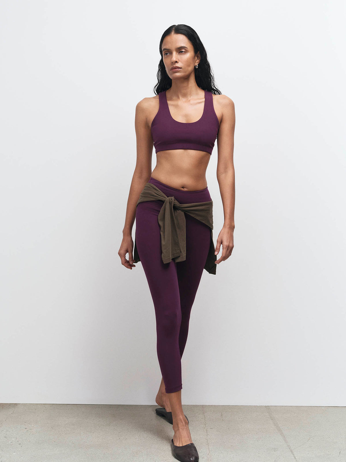 Organic Stretch Midi Legging