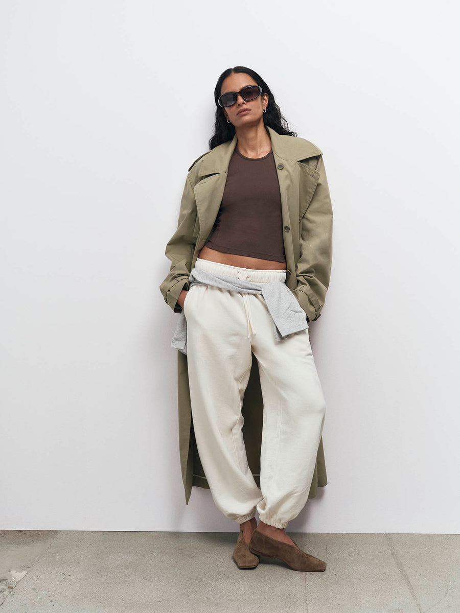 Organic Fleece Oversized Sweatpant
