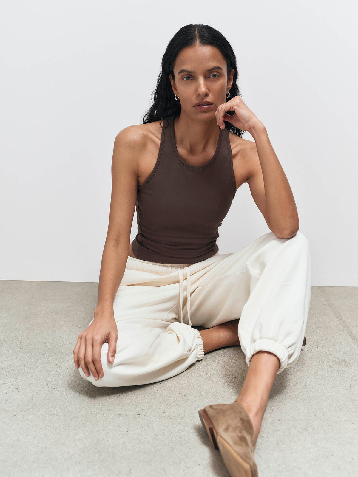 Organic Stretch High Neck Tank