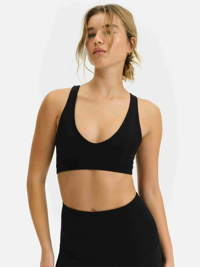 Organic Stretch V-Neck Bra