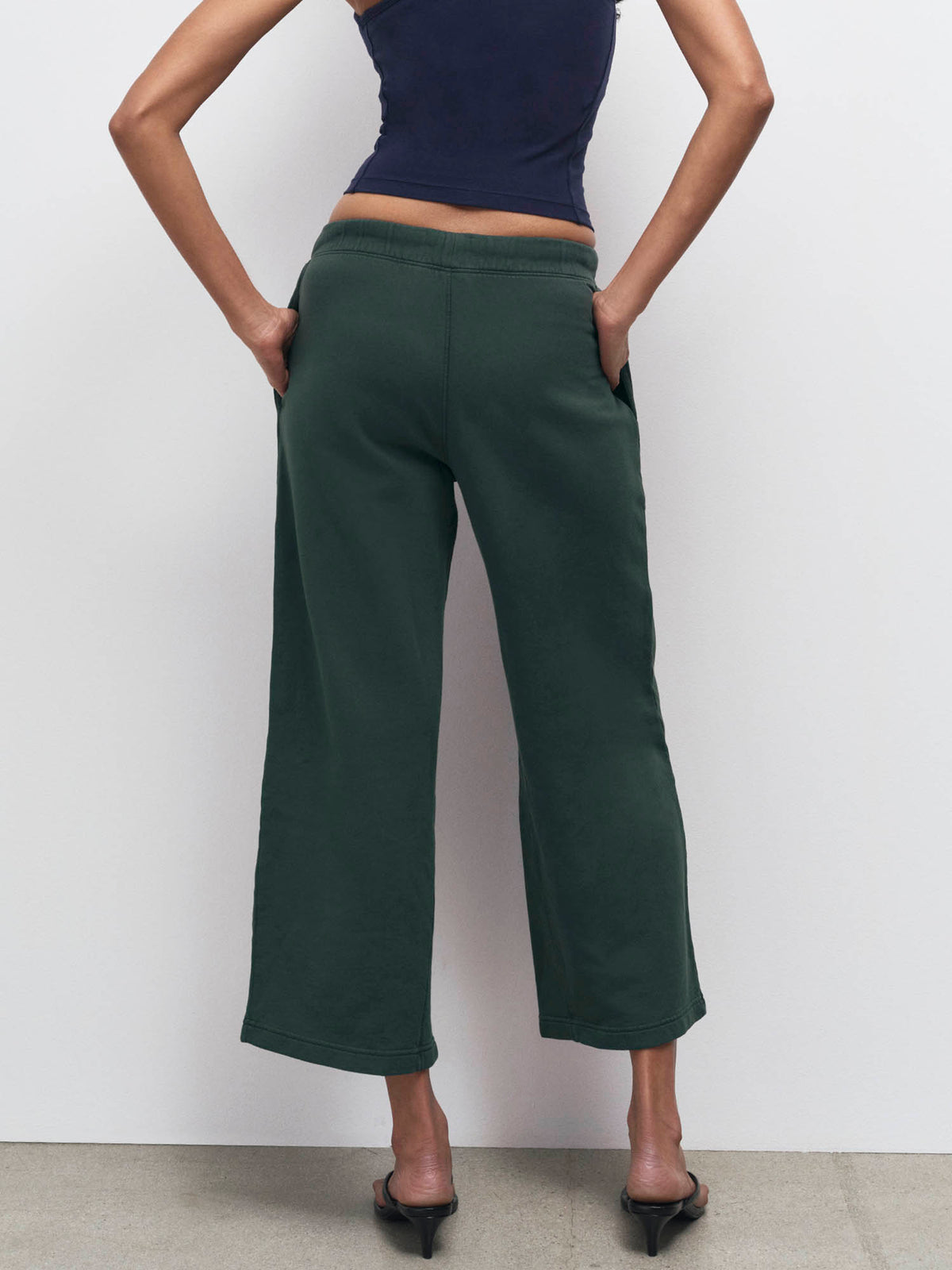 Organic Fleece Cropped Sweatpant