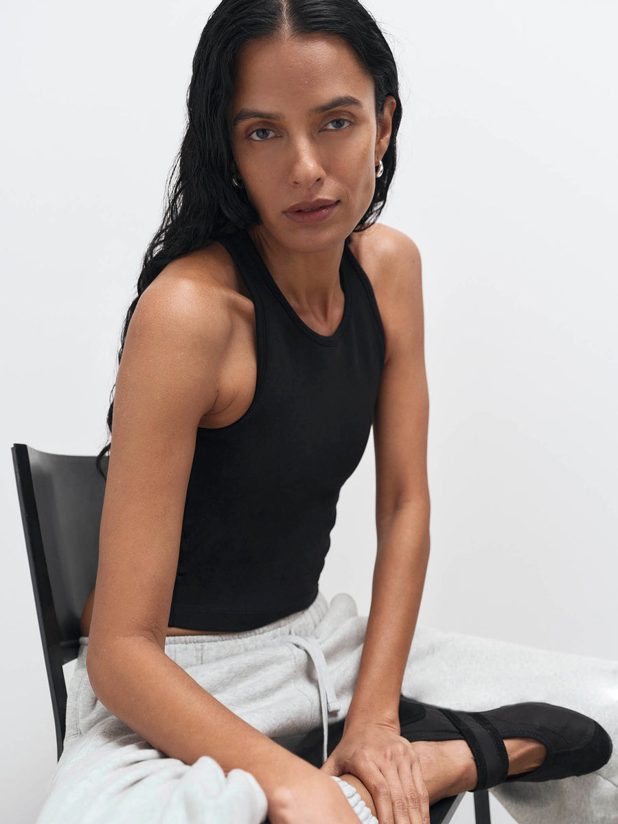 Organic Stretch High Neck Tank