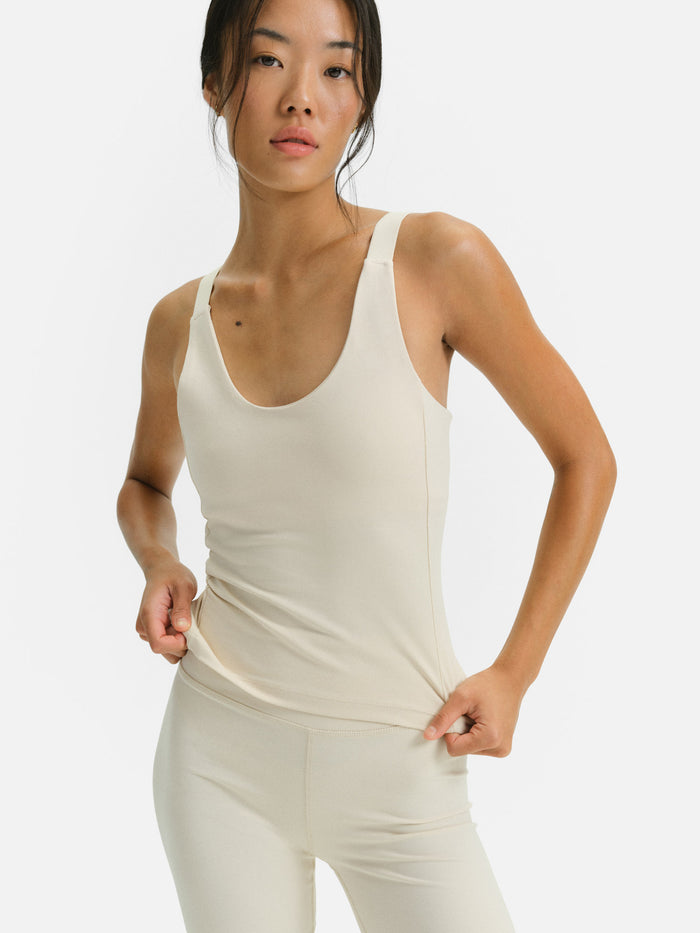 Organic Stretch U-Neck Tank