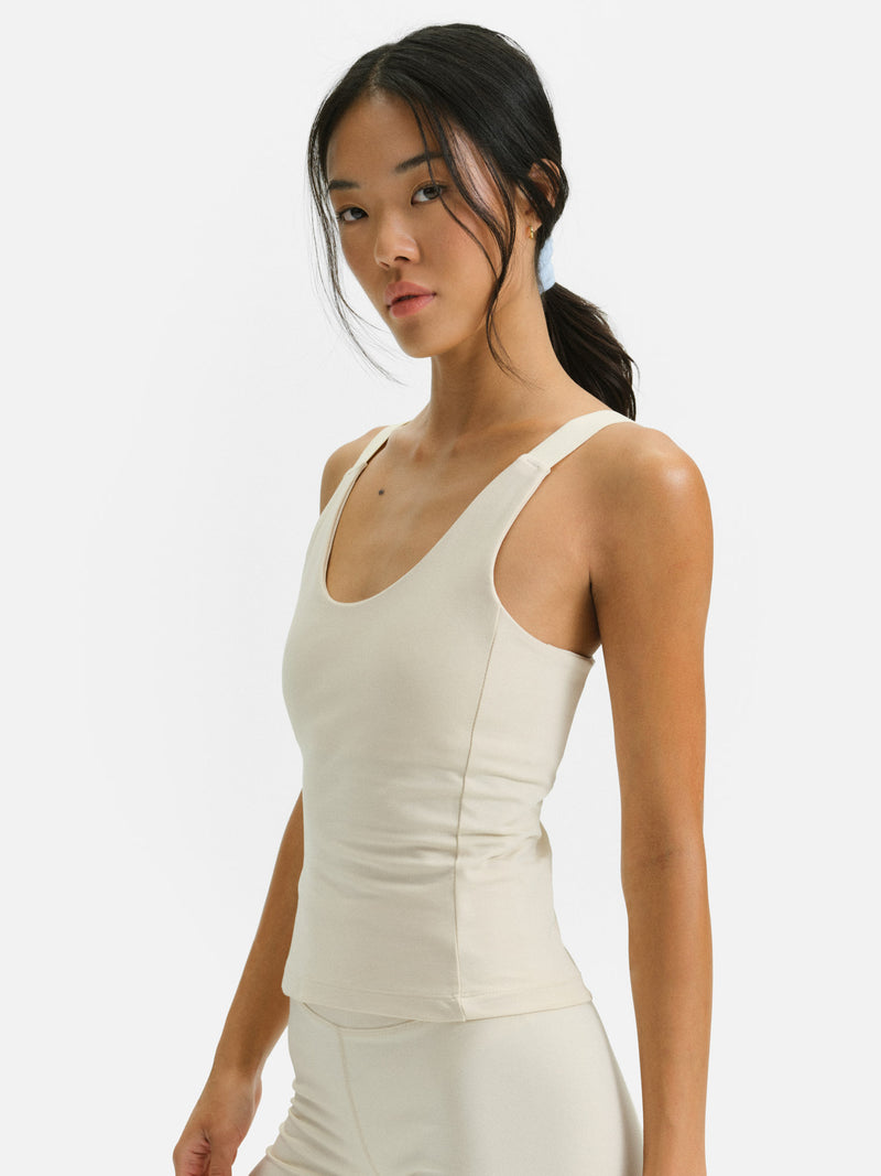 Organic Stretch U-Neck Tank