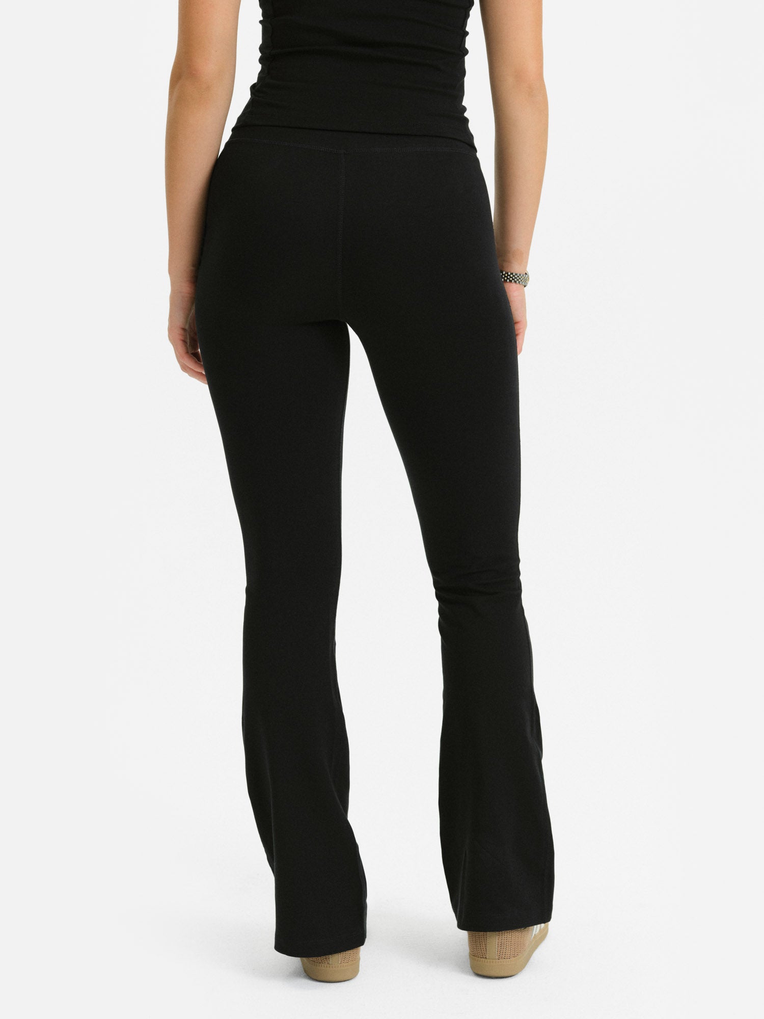 Bootcut Pants Black Exercise Pants 7-Pocket DPYP Dress Pant Yoga Pant  Bootcut (Black) Black XL