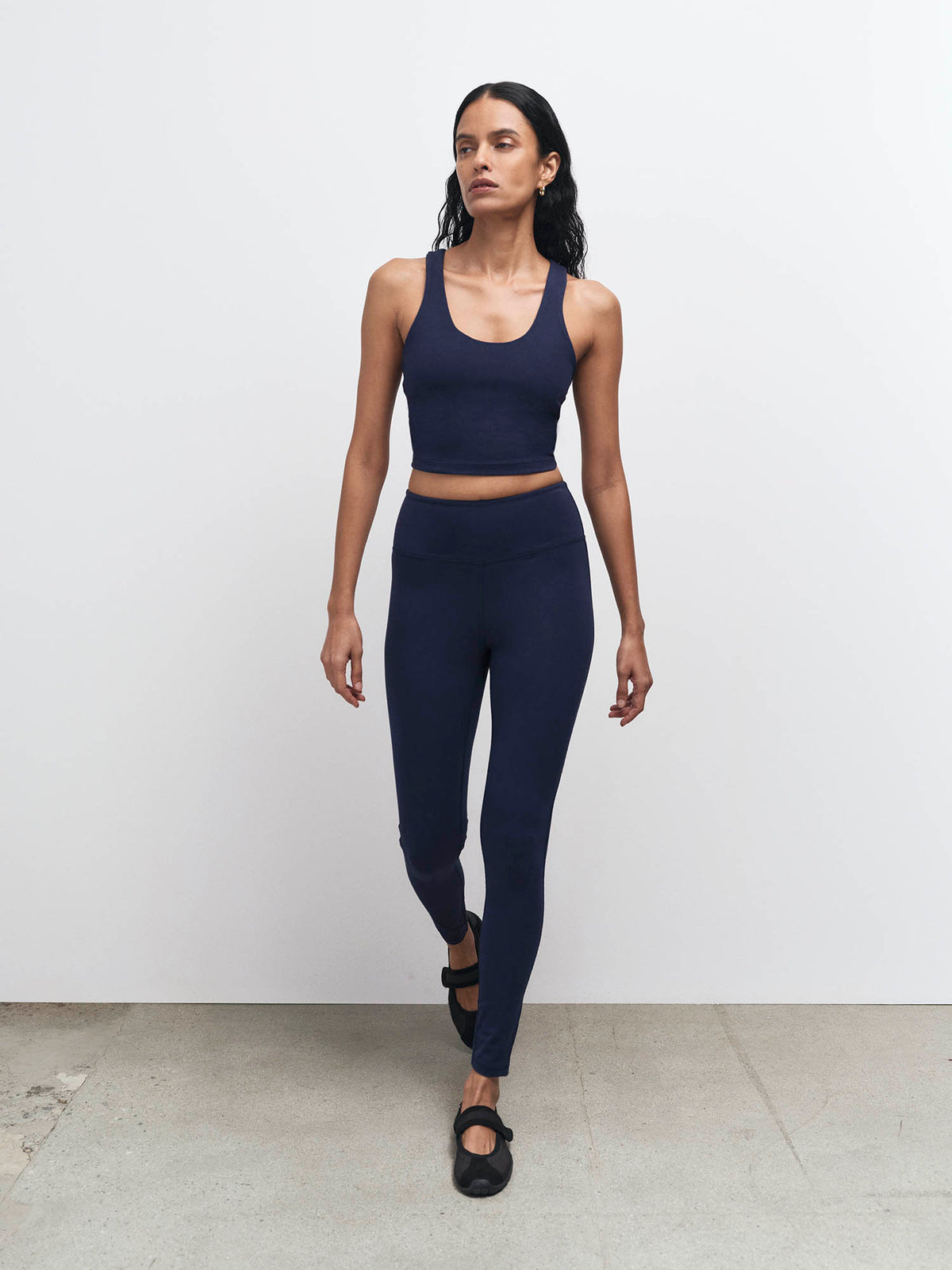 Organic Stretch Crop Racer Tank