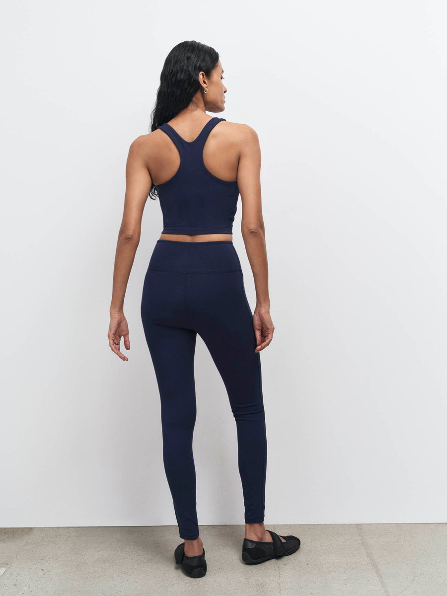 Organic Stretch Crop Racer Tank