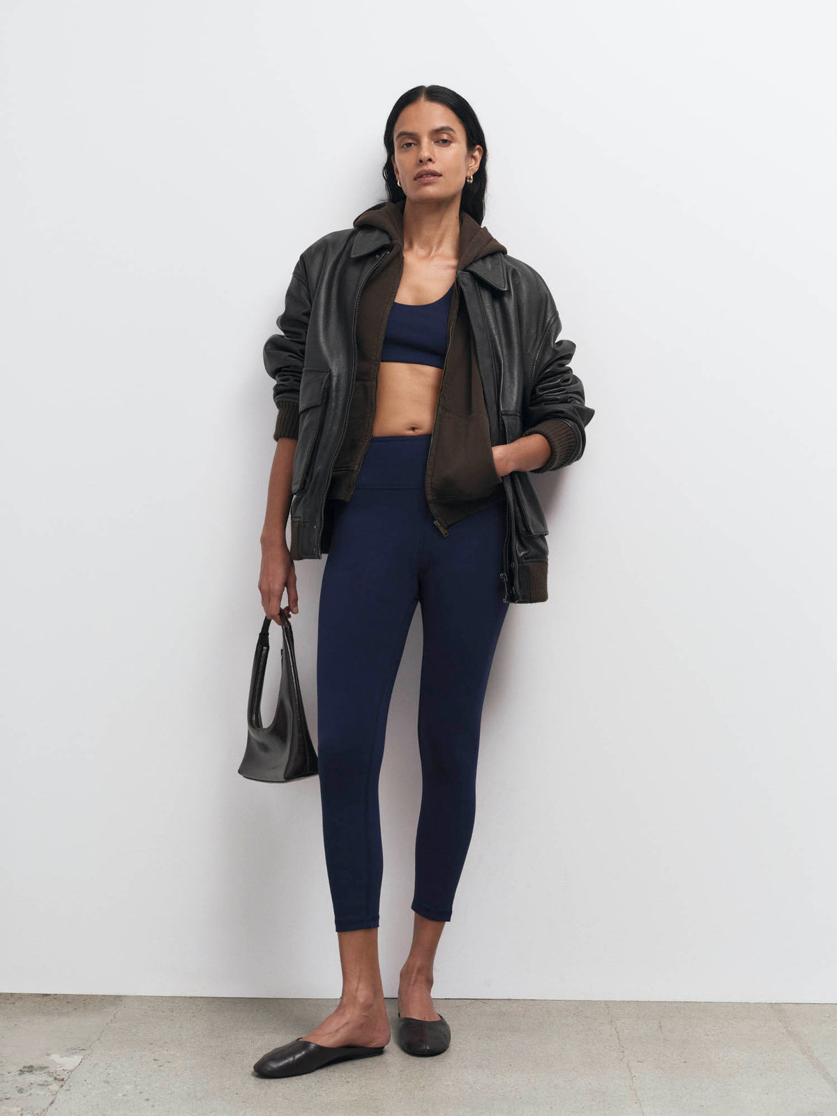 Organic Stretch Midi Legging
