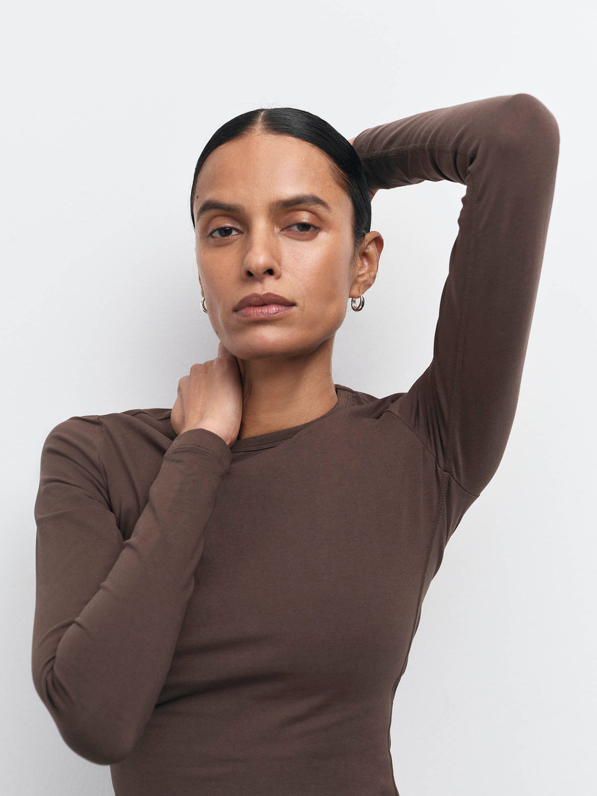 Organic Stretch Long Sleeve Top