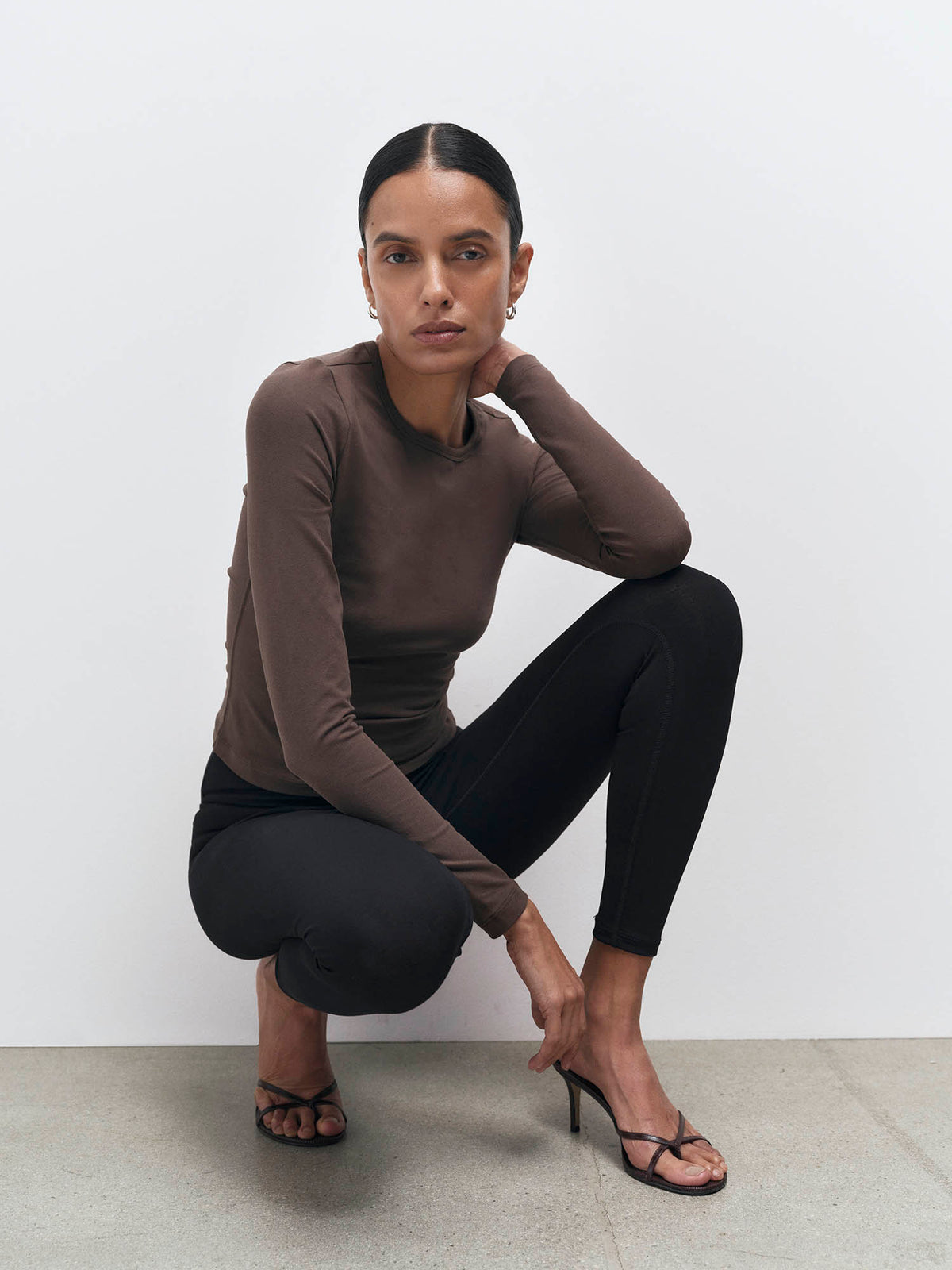 Organic Stretch Long Sleeve Top