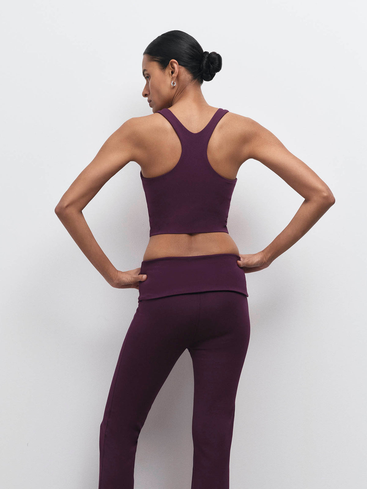 Organic Stretch Crop Racer Tank