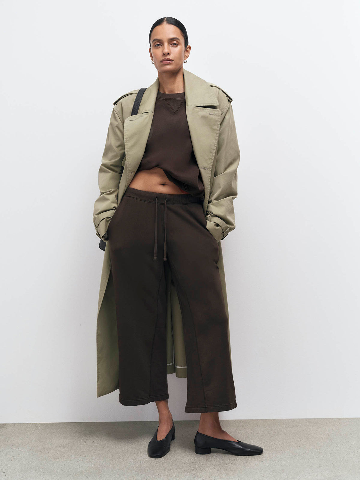 Organic Fleece Cropped Sweatpant
