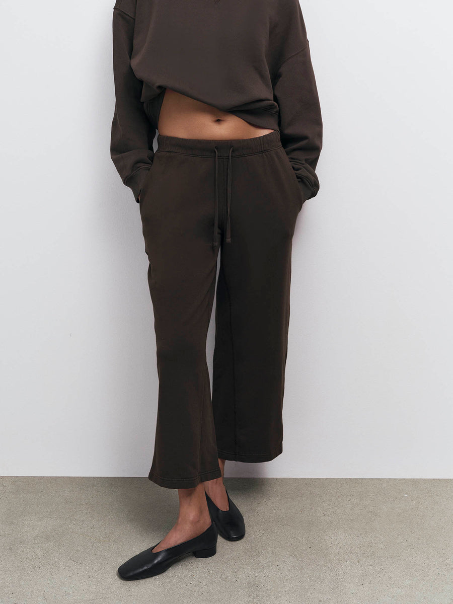 Organic Fleece Cropped Sweatpant