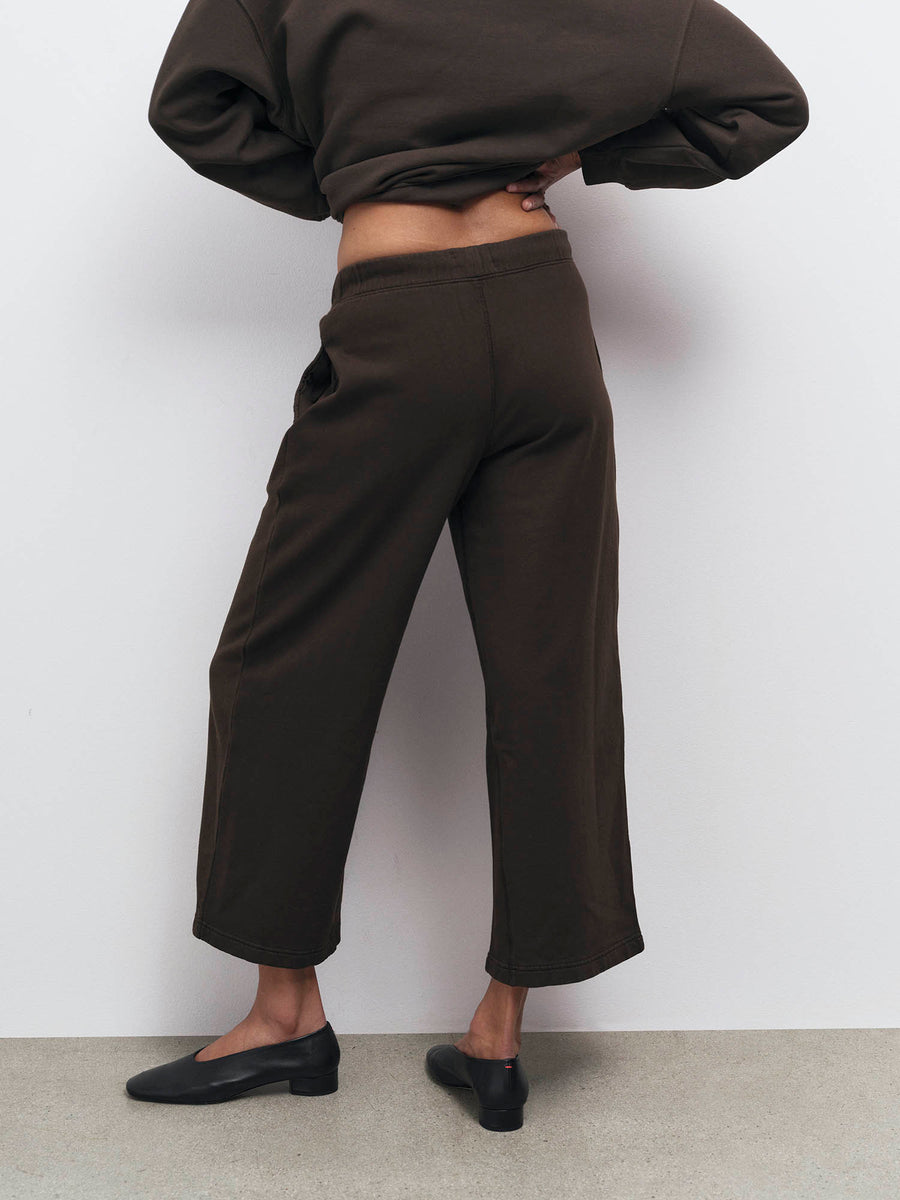 Organic Fleece Cropped Sweatpant