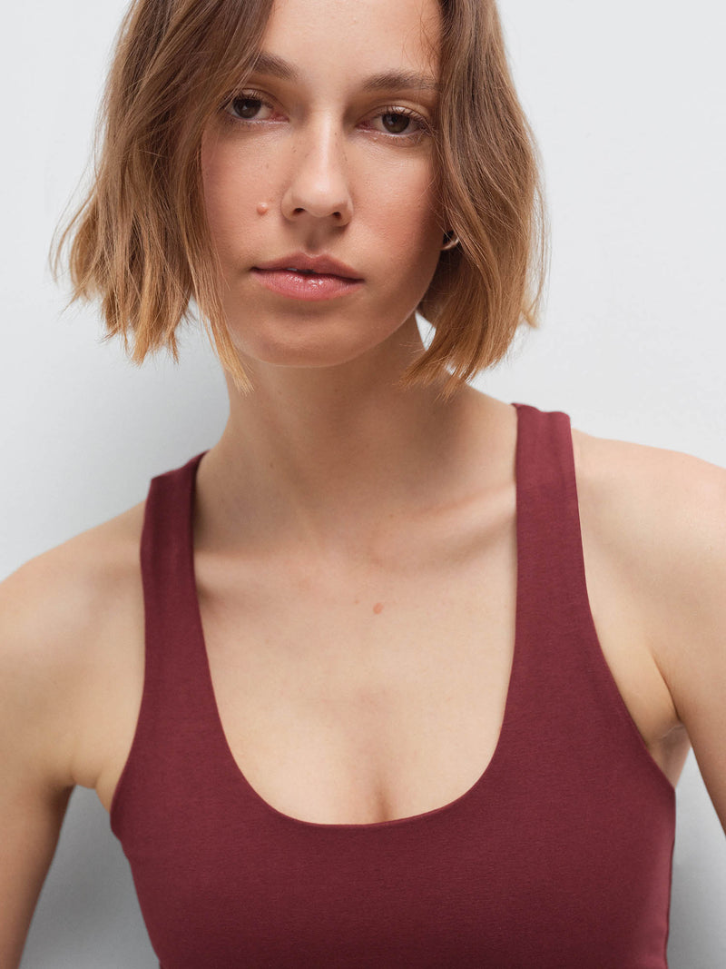 Organic Stretch Racer Tank