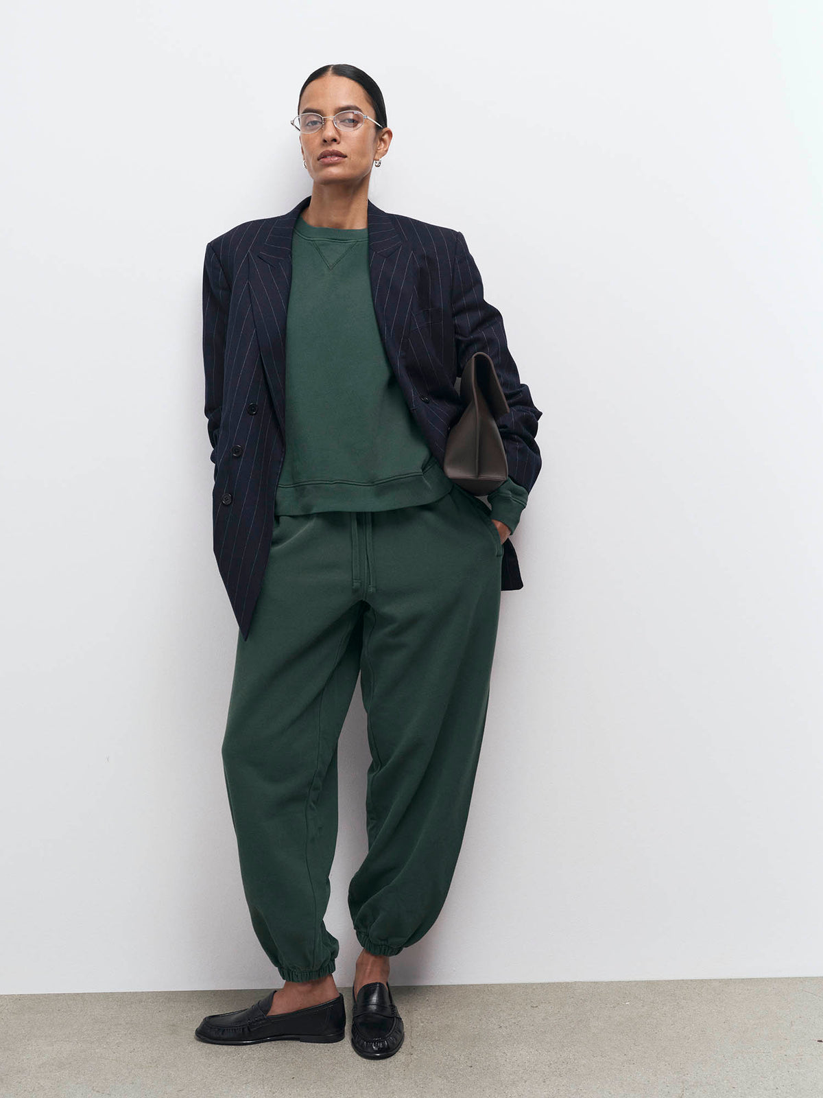 Organic Fleece Relaxed Crewneck Sweatshirt