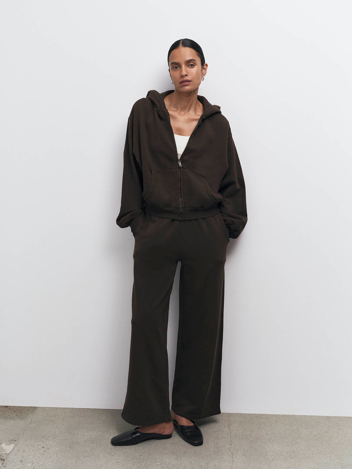 Organic Fleece Straight Leg Sweatpant