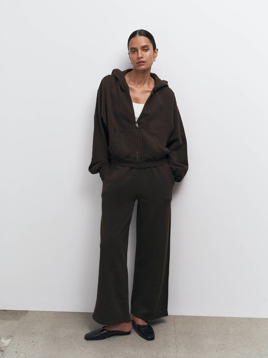 Organic Fleece Straight Leg Sweatpant