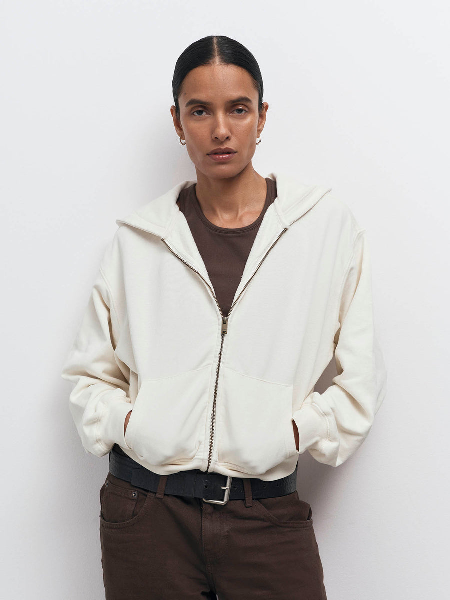 Organic Fleece Zip Hoodie