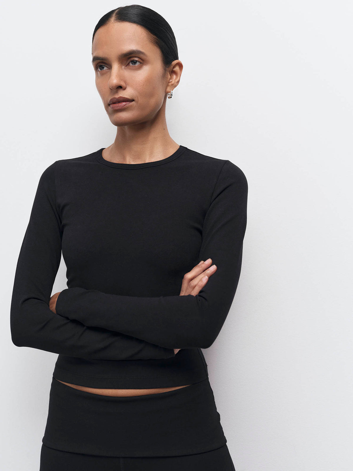 Organic Stretch Long Sleeve Top