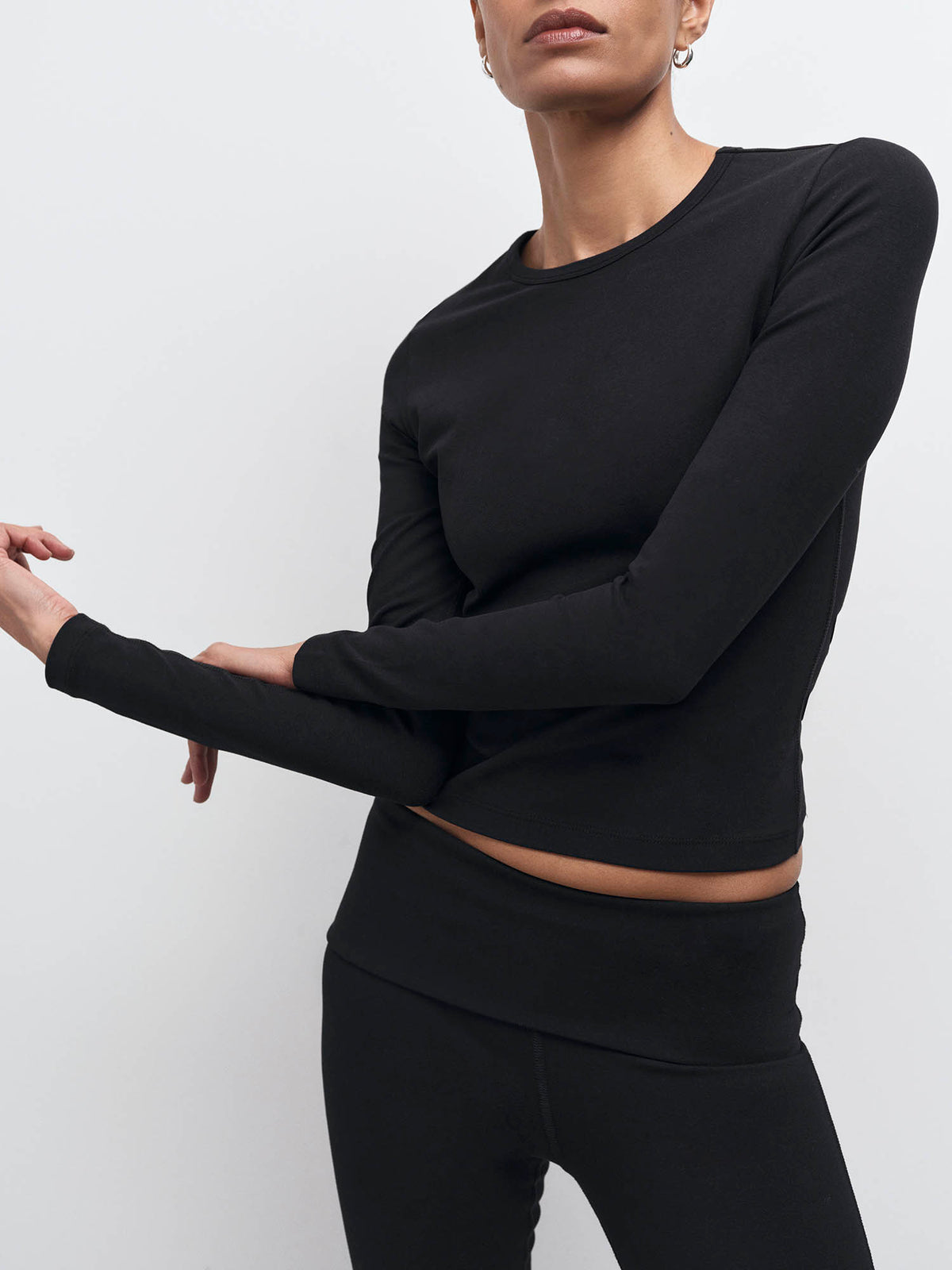 Organic Stretch Long Sleeve Top