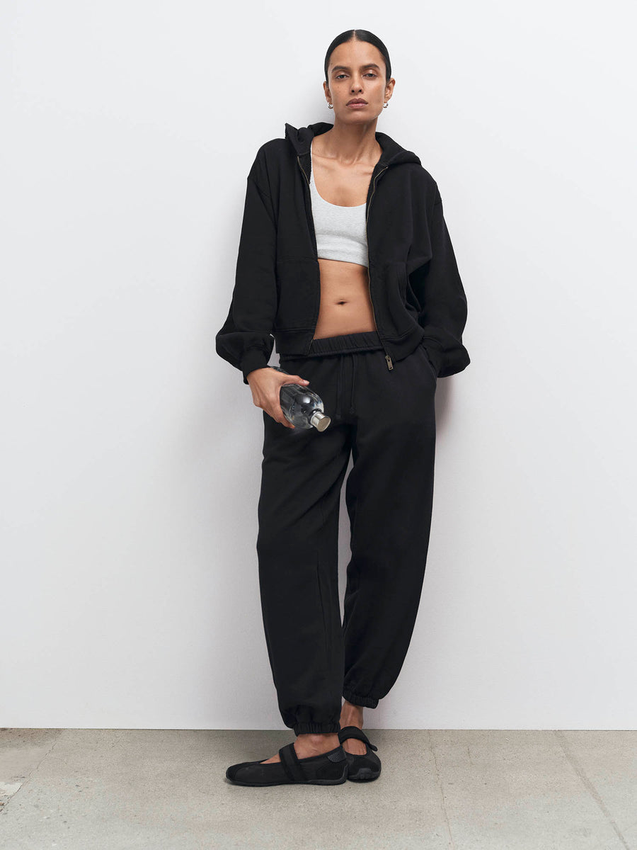 Organic Fleece Zip Hoodie