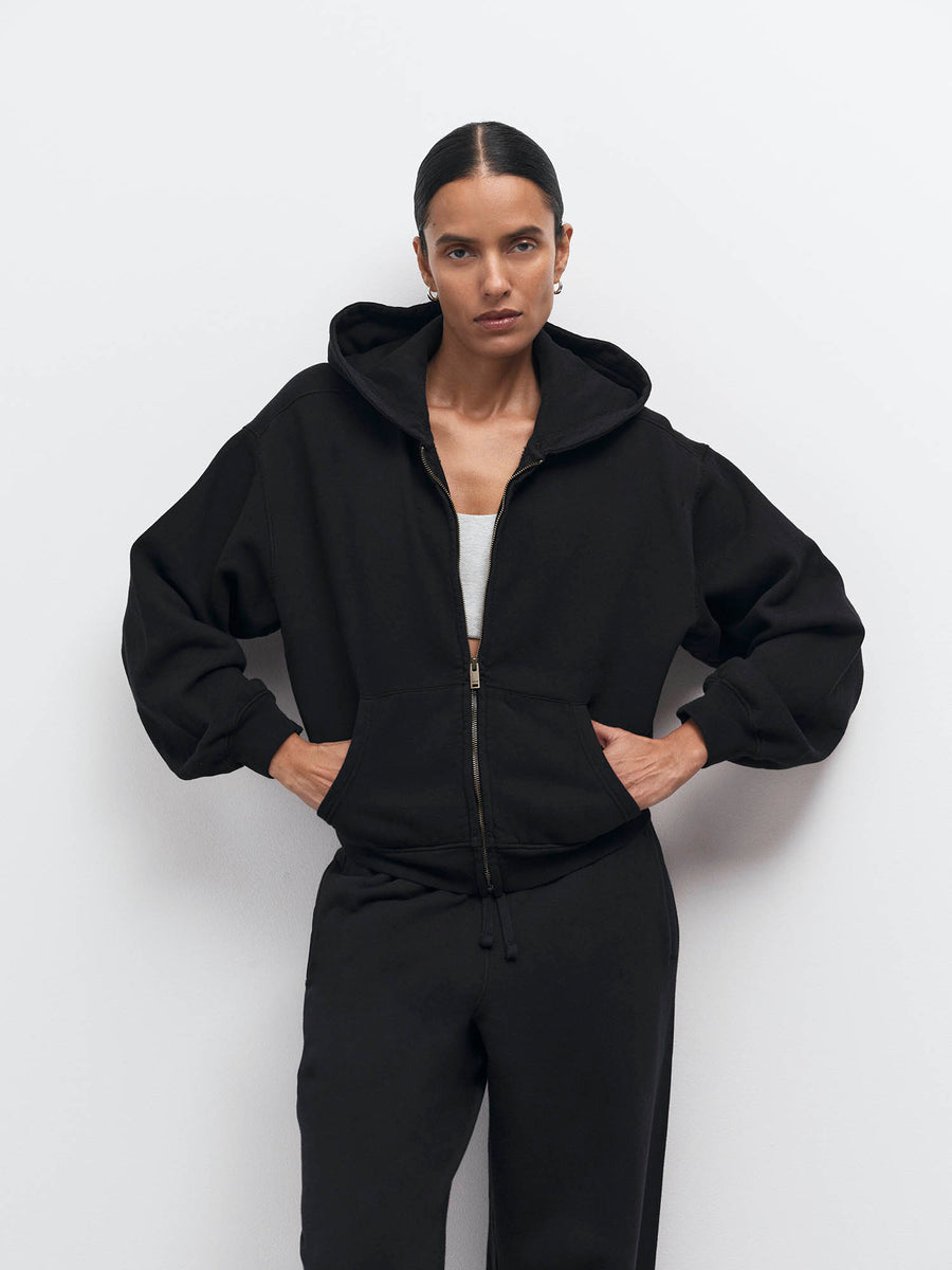 Organic Fleece Zip Hoodie