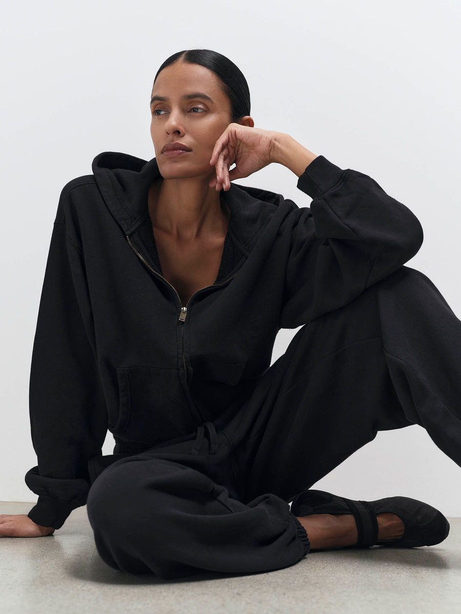 Organic Fleece Zip Hoodie