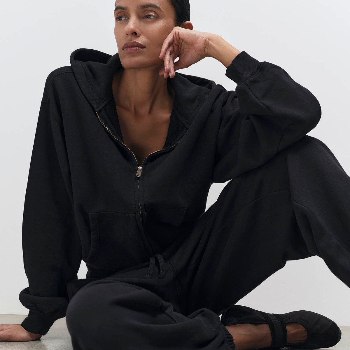 Organic Fleece Zip Hoodie