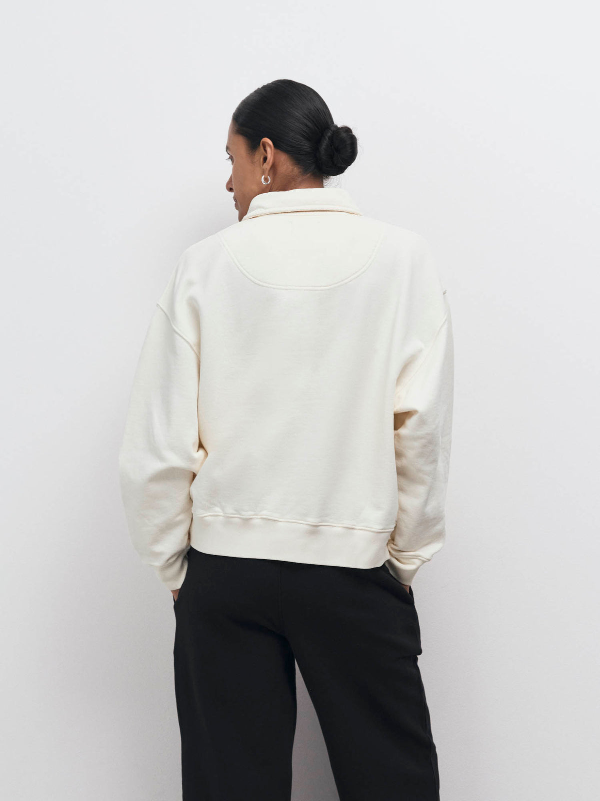 Organic Fleece Oversized Polo
