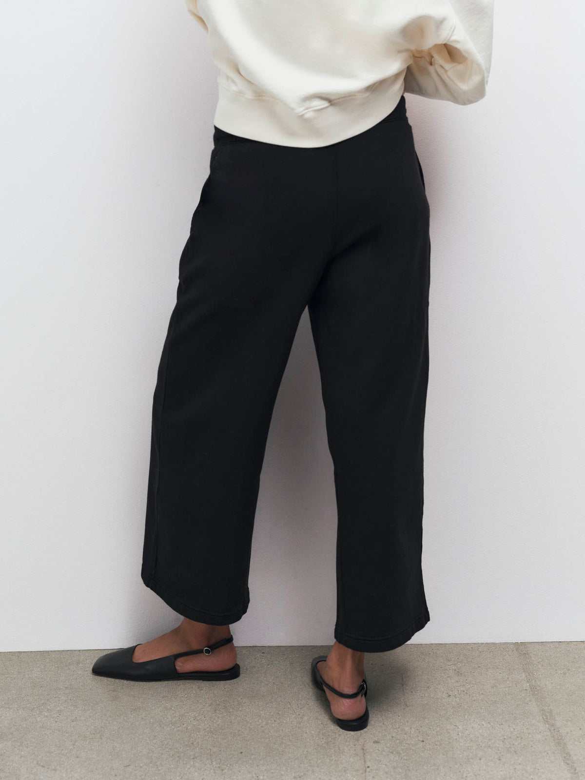 Organic Fleece Cropped Sweatpant