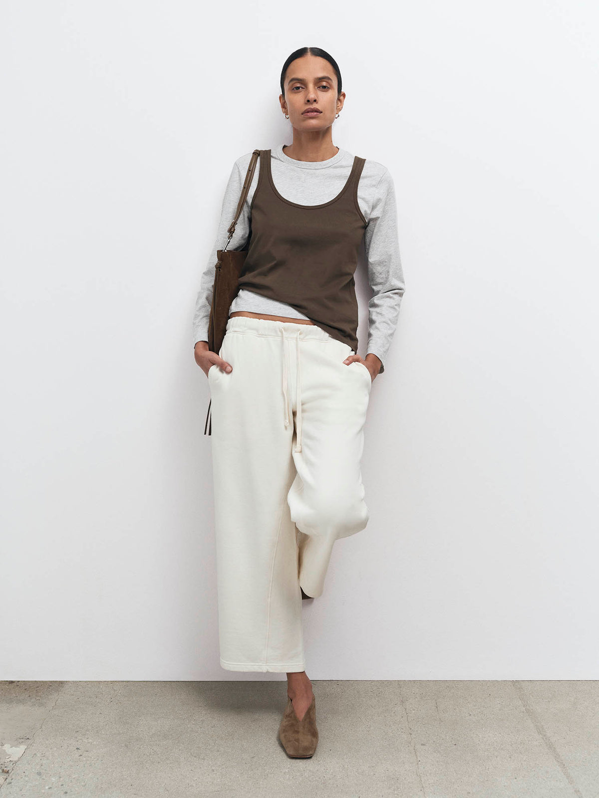 Organic Fleece Cropped Sweatpant