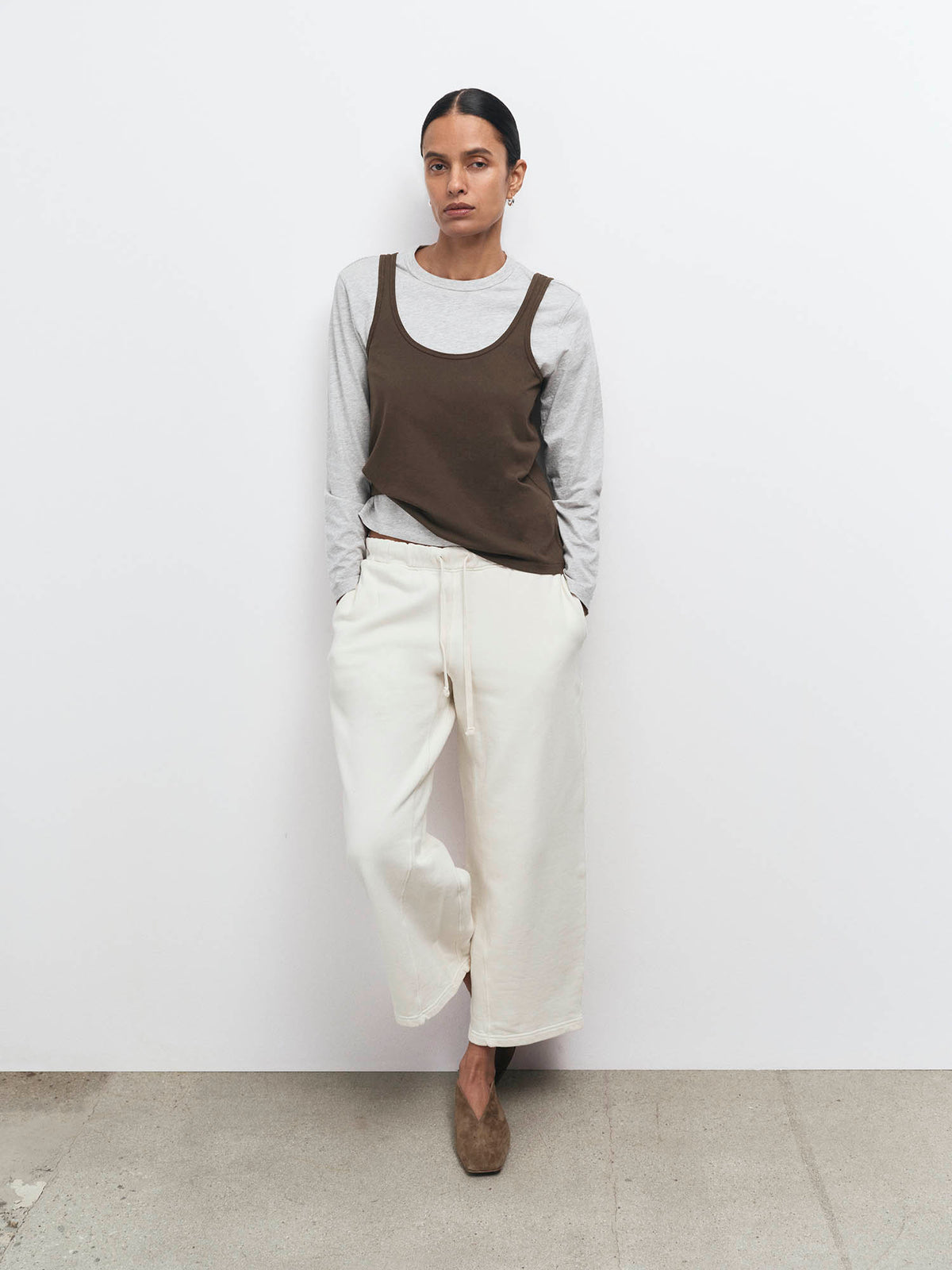 Organic Fleece Cropped Sweatpant