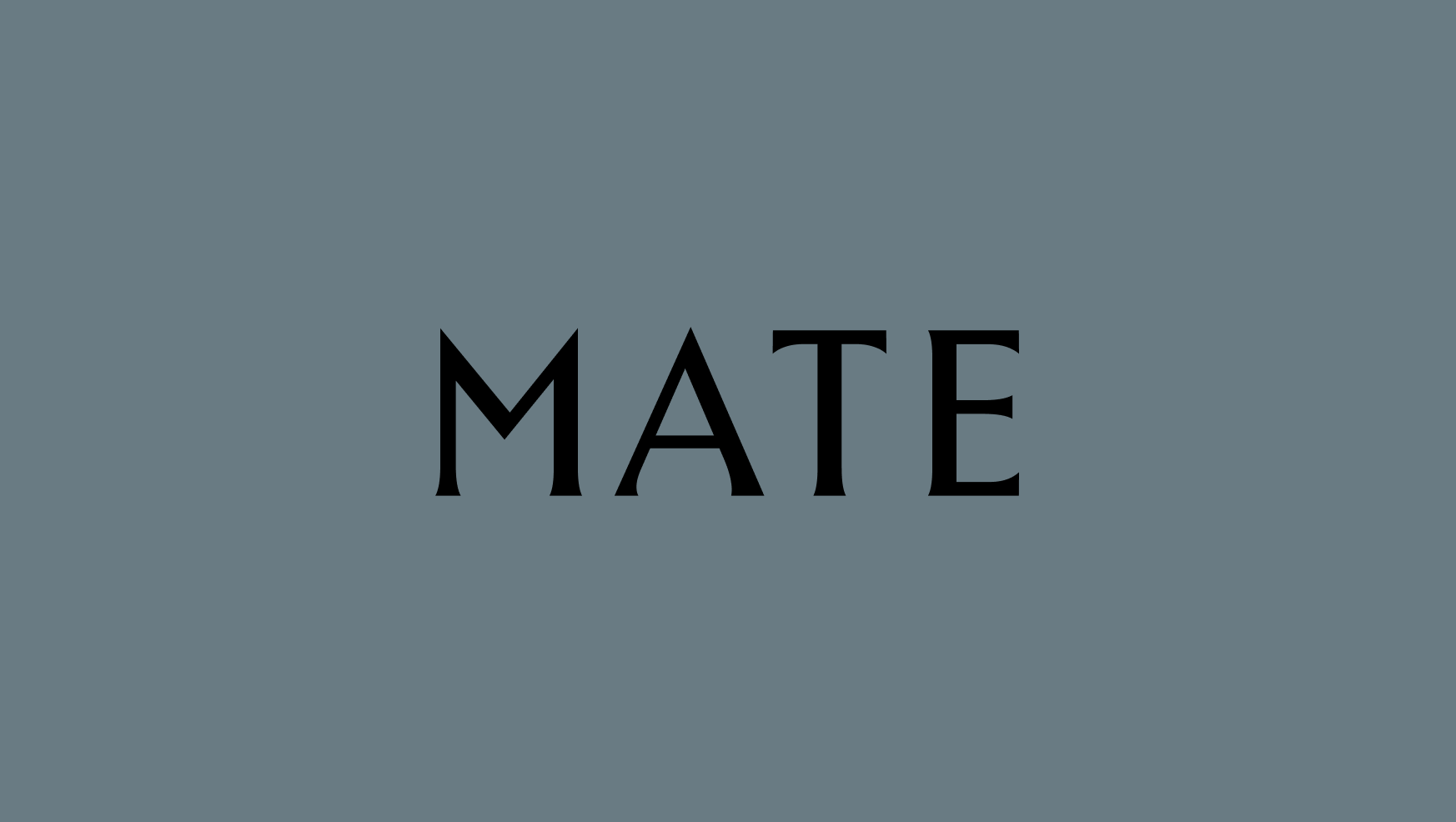 The picture matethelabel.com shows when its homepage is shared